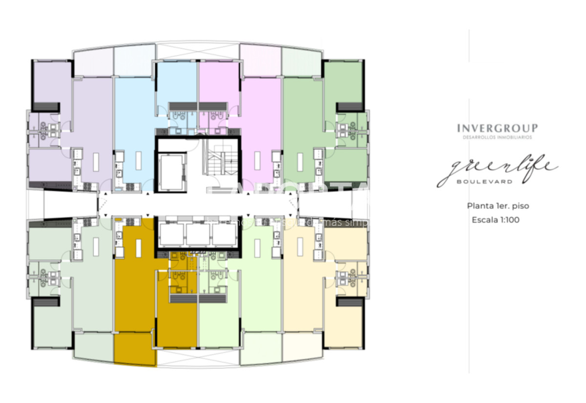 Apartamento ID.1475 - Apartamentos en venta, Greenlife Boulevard, Punta del Este.