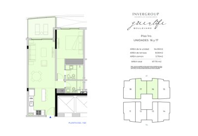 Apartamento ID.1475 - Apartamentos en venta, Greenlife Boulevard, Punta del Este.