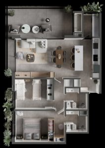 Apartamento ID.1017/DUO-La-Barra-apartamento-en-venta-cerca-de-la-playa,-Maldonado - DUO La Barra apartamento en venta cerca de la playa, Maldonado