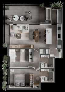 Apartamento ID.1017/DUO-La-Barra-apartamento-en-venta-cerca-de-la-playa,-Maldonado - DUO La Barra apartamento en venta cerca de la playa, Maldonado