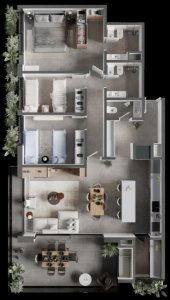 Apartamento ID.1017/DUO-La-Barra-apartamento-en-venta-cerca-de-la-playa,-Maldonado - DUO La Barra apartamento en venta cerca de la playa, Maldonado