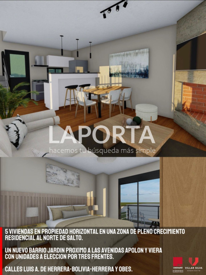 Casa ID.487/Dúplex-a-estrenar-en-venta-en-Salto - Dúplex a estrenar en venta en Salto