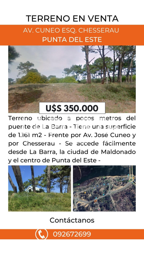Terreno ID.54 - Terreno en Punta del Este, El Placer