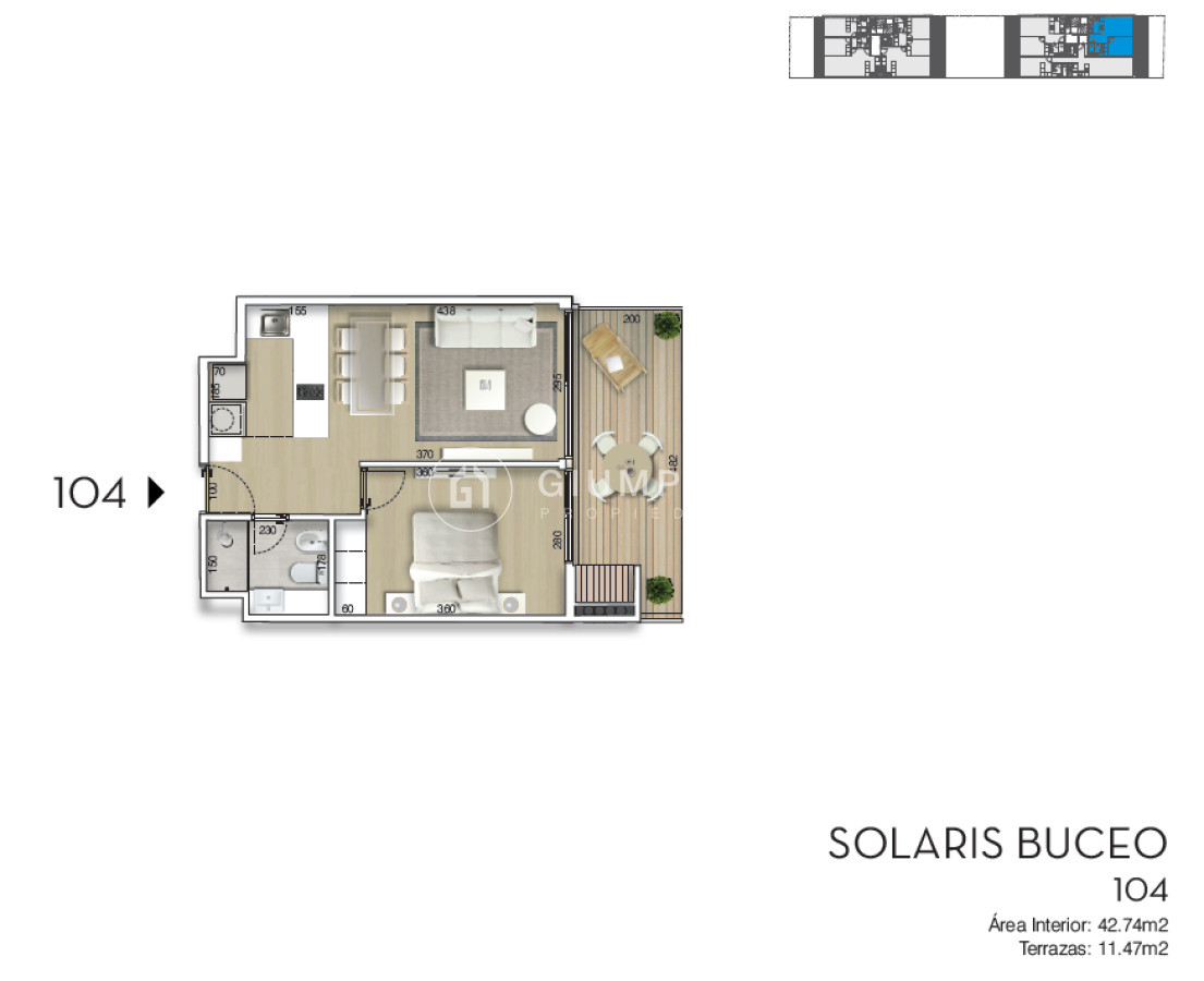 Apartamento ID.750 - Venta apartamento en Solaris Buceo 1 dormitorio - A estrenar - Buceo