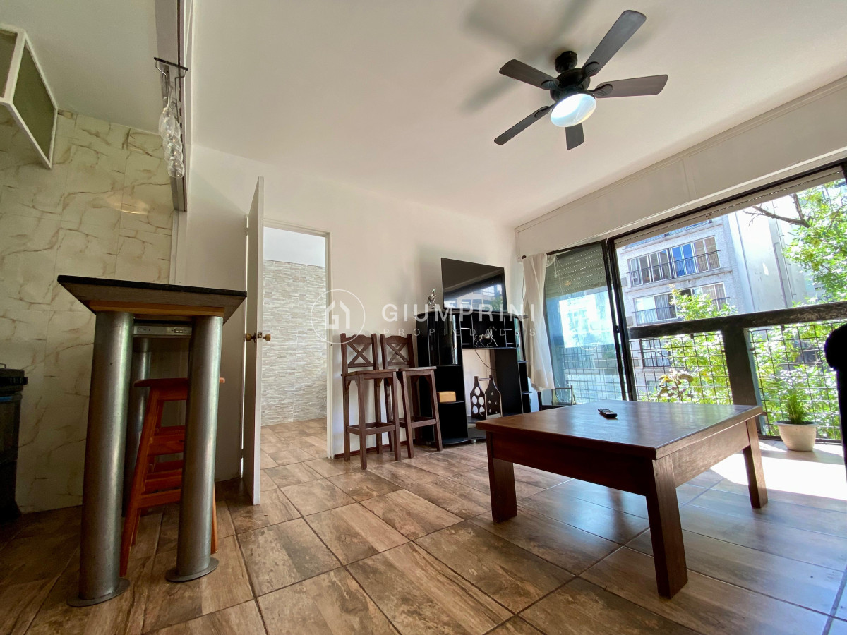 Apartamento ID.378 - Alquiler apartamento amoblado 1 dormitorio en Pocitos 