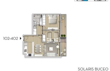 Venta apartamento en Solaris Buceo 2 dormitorios - A estrenar - Buceo