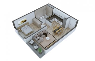 Se vende 1 dormitorio a estrenar Maldonado zona servicios