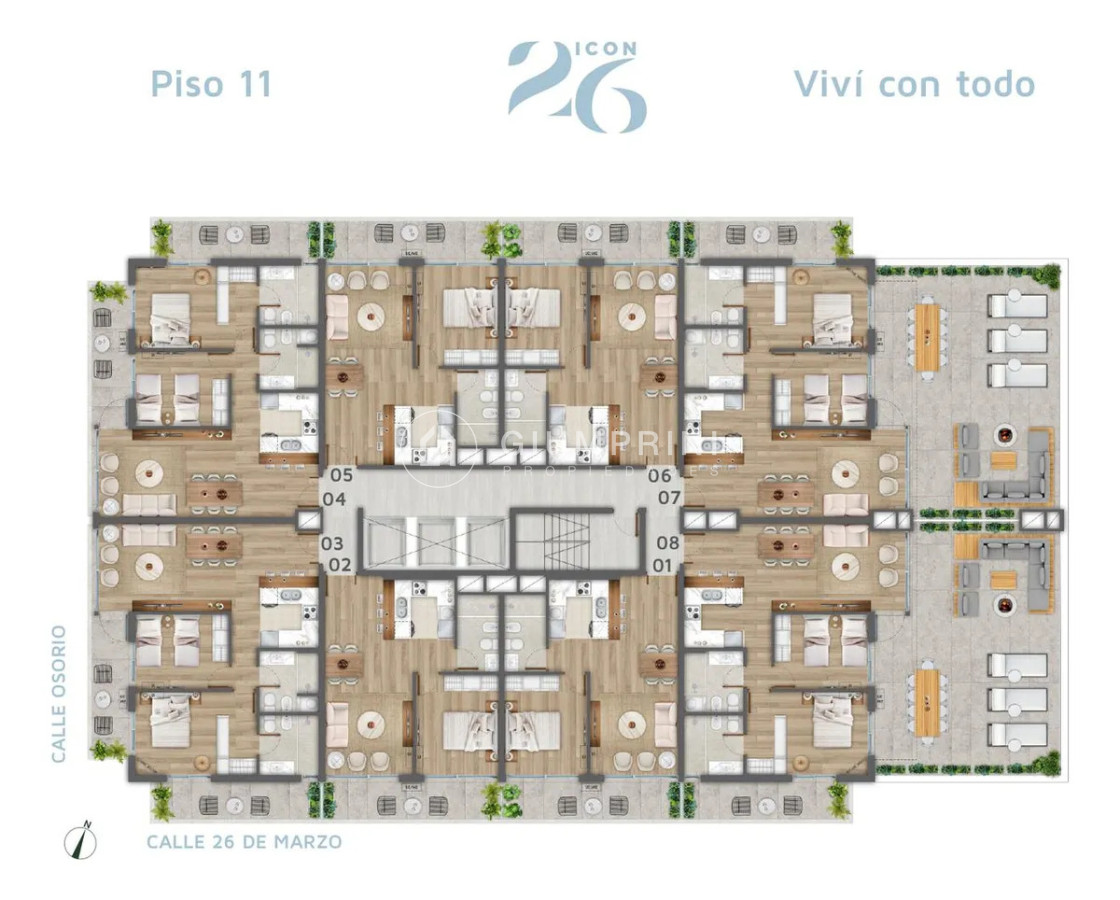 Apartamento ID.1311 - Venta apartamento 2 dormitorios - Icon 26 - Pocitos