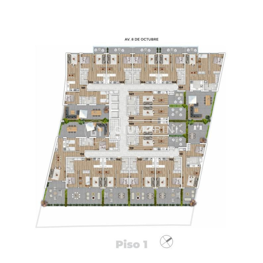 Apartamento ID.997 - Venta Apartamento monoambiente - La Blanqueada - Los olímpicos 