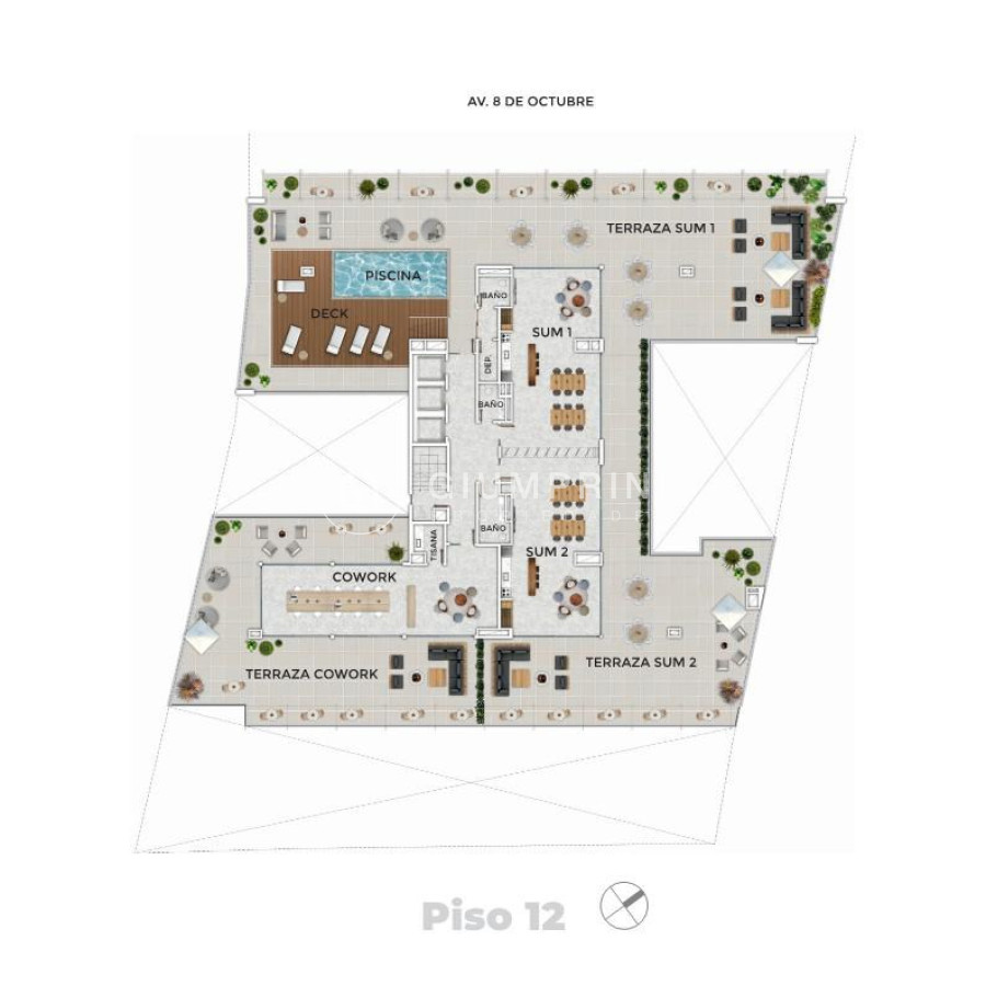 Apartamento ID.997 - Venta Apartamento monoambiente - La Blanqueada - Los olímpicos 