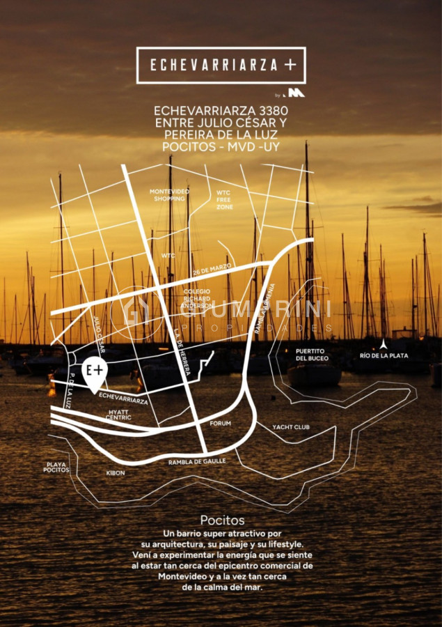 Apartamento ID.992 - Venta Apartamento monoambiente - Pocitos Nuevo - Echevarriarza +