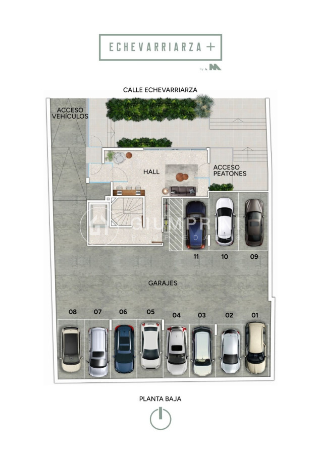 Apartamento ID.992 - Venta Apartamento monoambiente - Pocitos Nuevo - Echevarriarza +