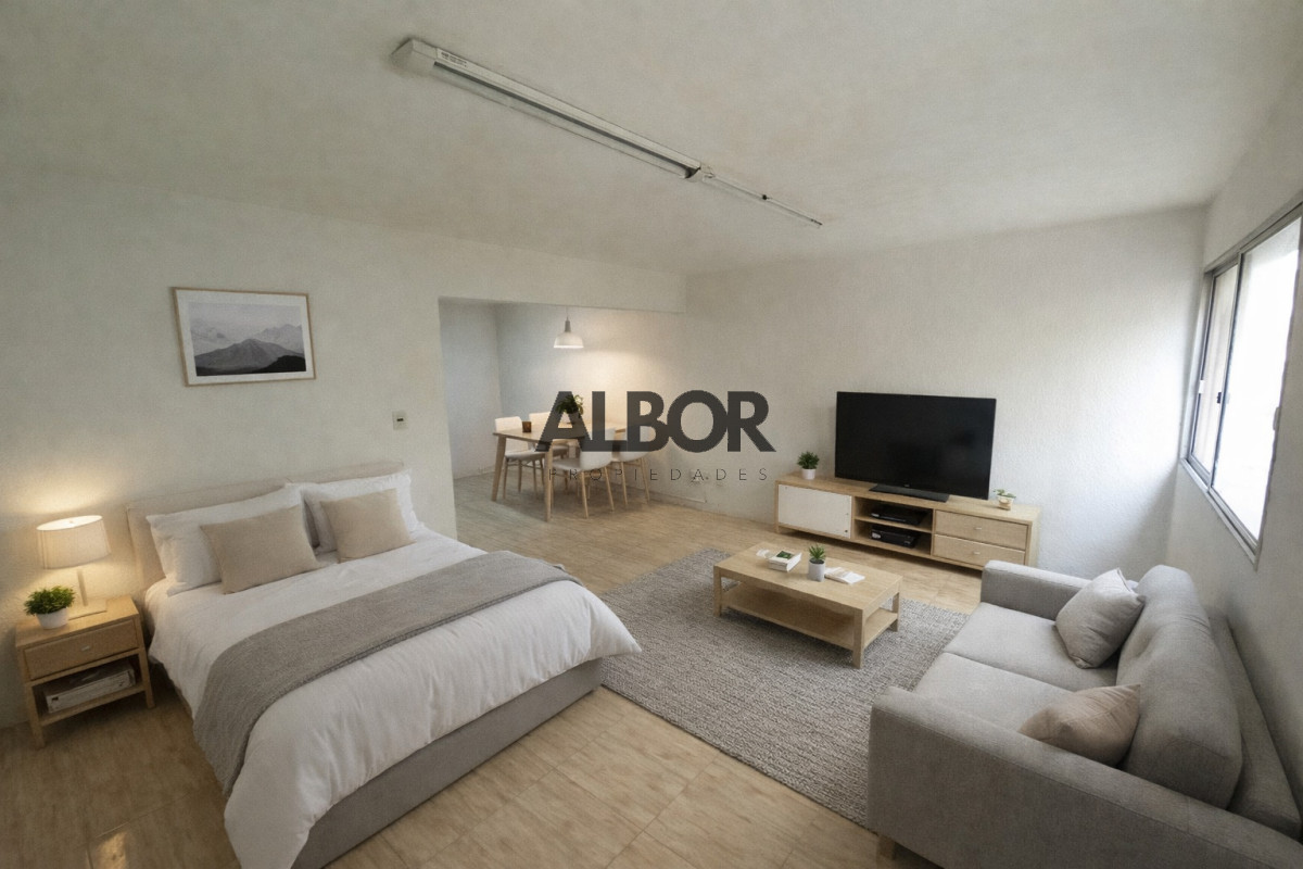 Apartamento ID.803 - Alquiler Amplio  Monoambiente con cocina definida en Centro - Zona de facultades