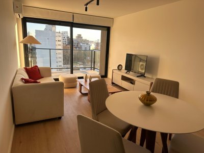 Alquiler Apartamento amoblado 1 Dormitorio en Punta Carretas - Living Marina