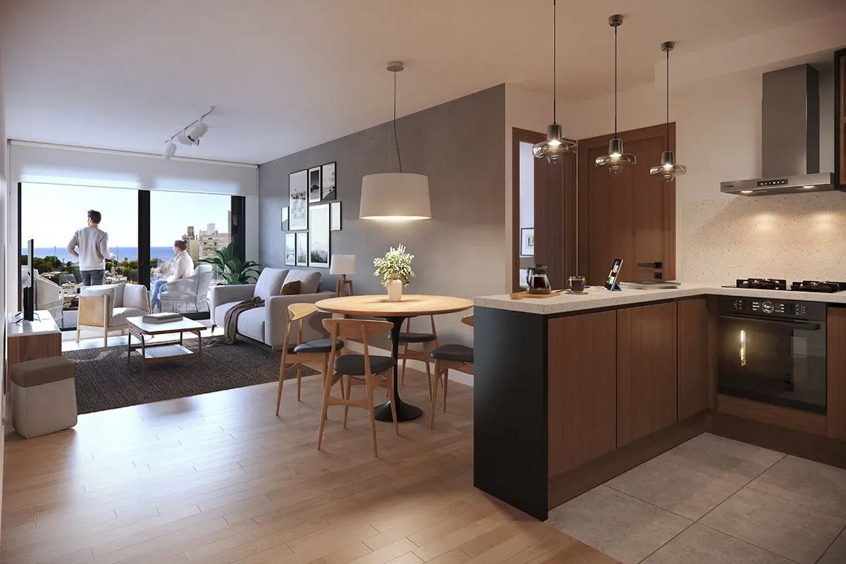 Venta apartamento 2 dormitorios - Deco Maggiolo - Parque Rodo