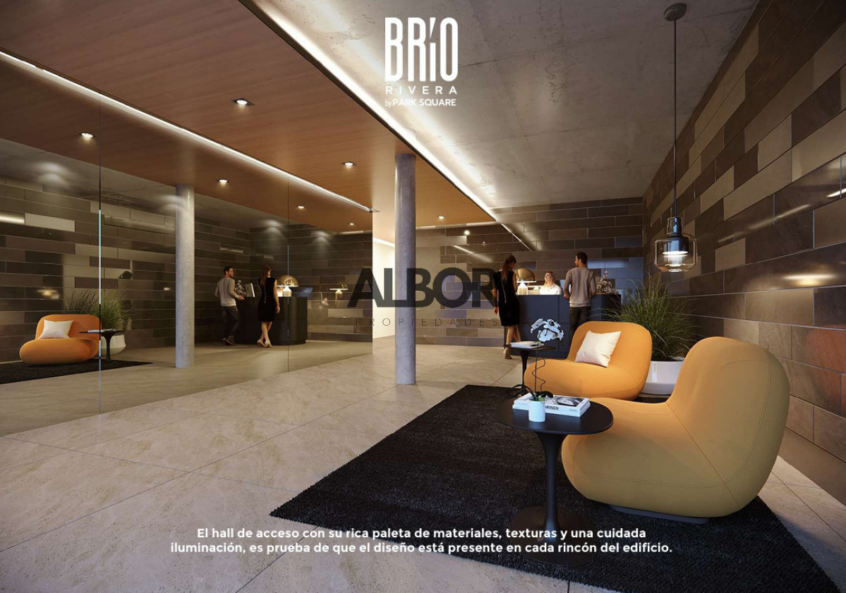 Apartamento ID.1328 - Venta apartamento 2 dormitorios - Terraza - Pocitos - Brio Rivera