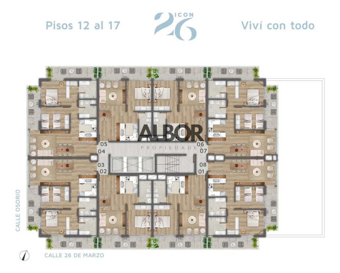 Apartamento ID.1086 - Venta apartamento 1 dormitorio - Icon 26 - Pocitos