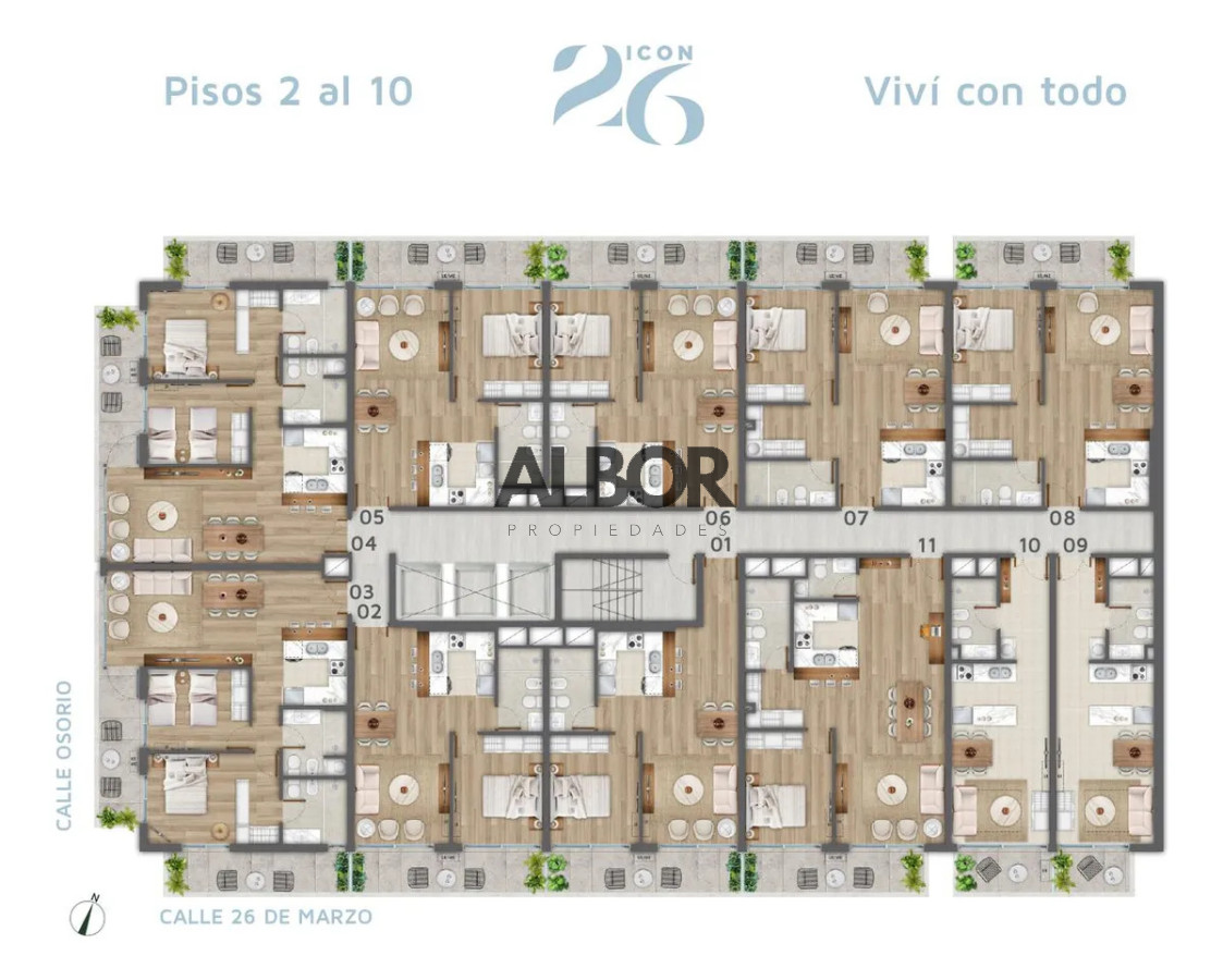 Apartamento ID.1086 - Venta apartamento 1 dormitorio - Icon 26 - Pocitos