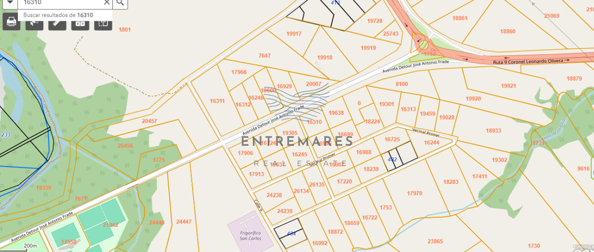 Terreno ID.232 - Fraccion de 10.000 m2, San Carlos sobre Ruta