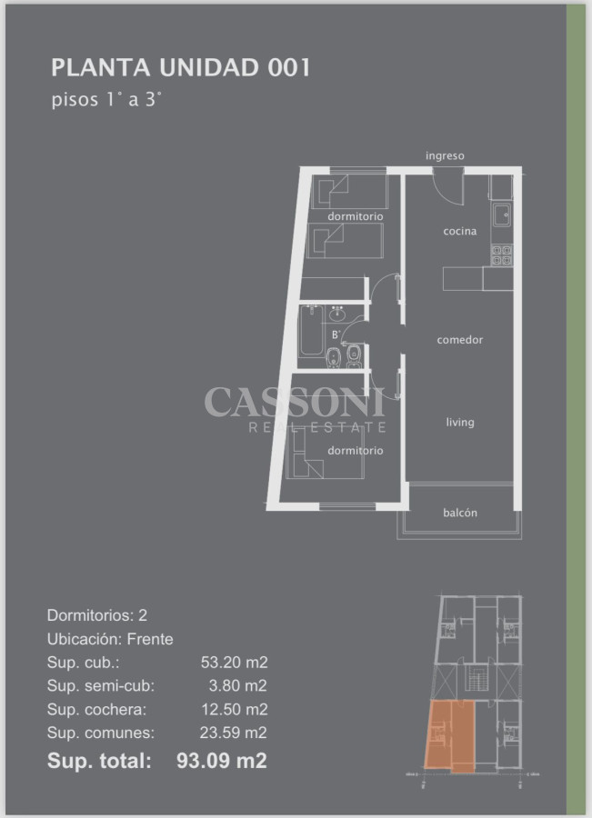 Apartamento ID.2668 - Oportunidad, a estrenatr- 2 dormitorios
