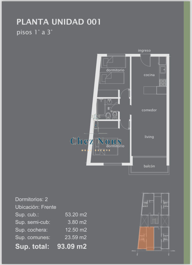 Apartamento ID.916 - Oportunidad, a estrenatr- 2 dormitorios
