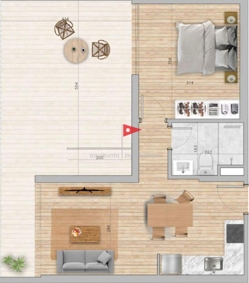 Apartamento ID.106 - Venta en pozo , Mansa Tower 