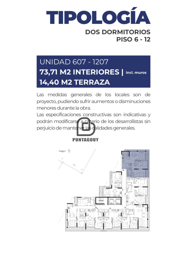Apartamento ID.1781 - VENTA EN POZO, unidades 1 y 2 dormitorios