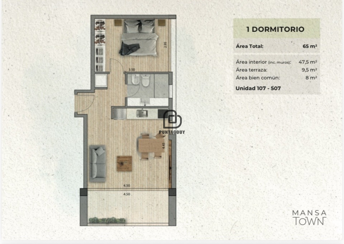 Apartamento ID.7605 - Unidad en desarrollo en Punta del Este - inversión estratégica con proyección de valorización