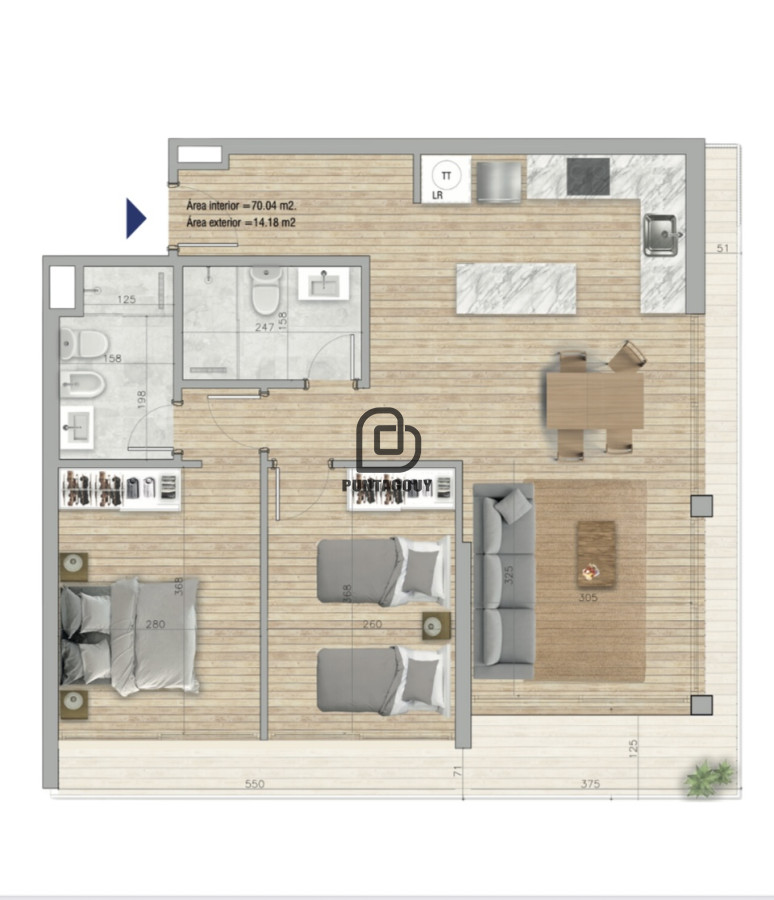 Apartamento ID.1781 - VENTA EN POZO, unidades 1 y 2 dormitorios