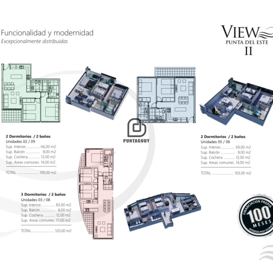 Apartamento ID.179 - A estrenar, venta de 3 dormitorios Aidy Grill