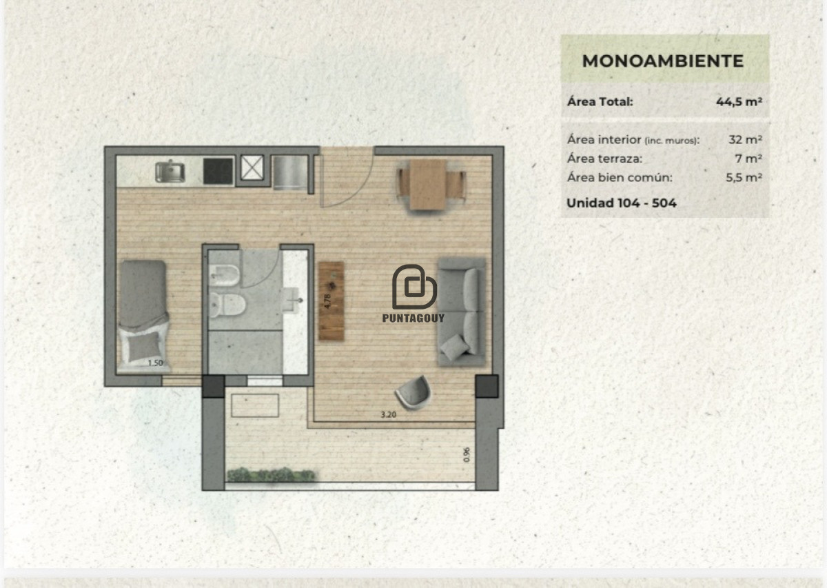 Apartamento ID.7605 - Unidad en desarrollo en Punta del Este - inversión estratégica con proyección de valorización