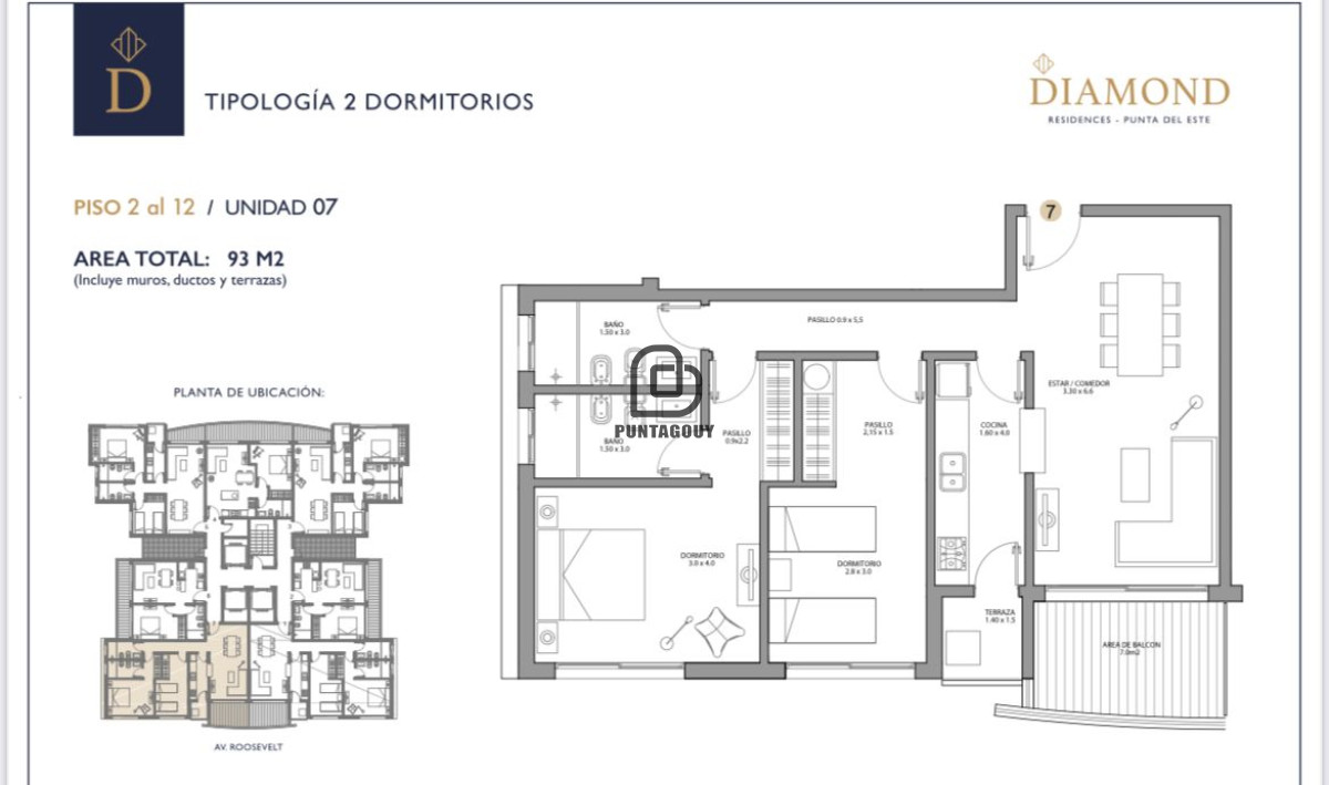 Apartamento ID.566 - OPORTUNIDAD EN POZO 2 dormitorios y garage