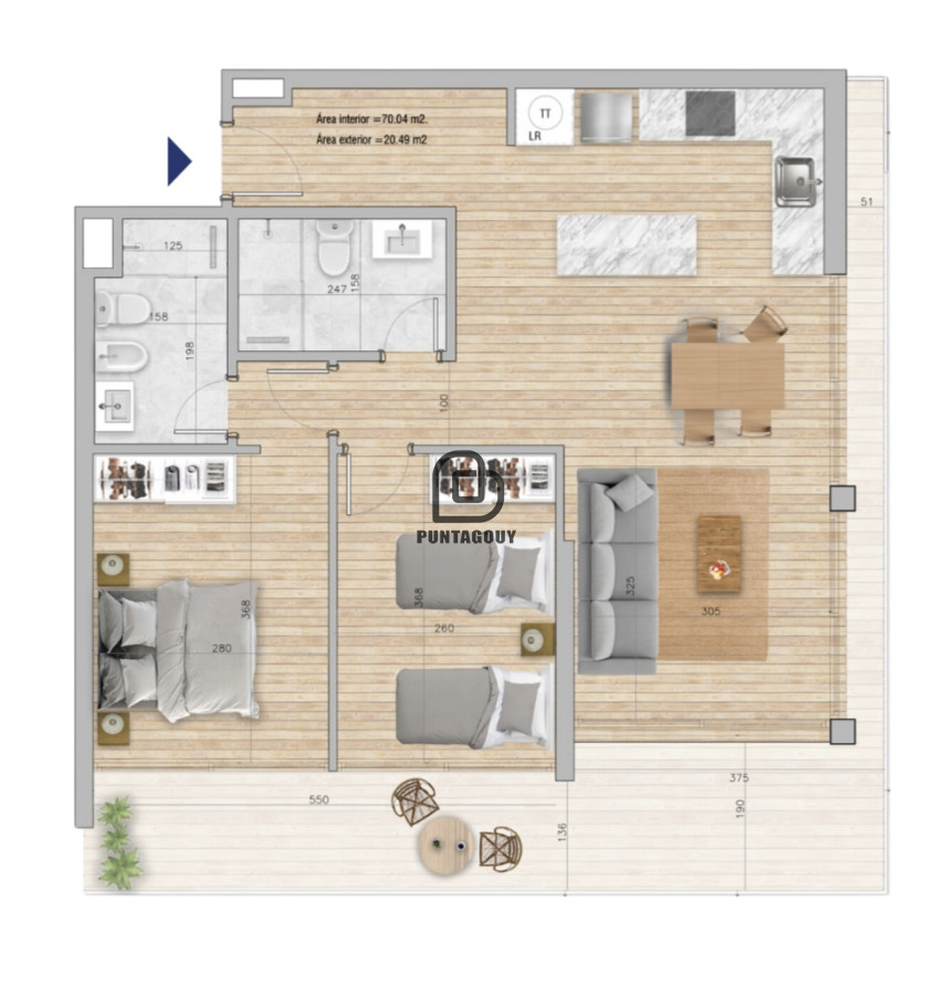 Apartamento ID.1781 - VENTA EN POZO, unidades 1 y 2 dormitorios