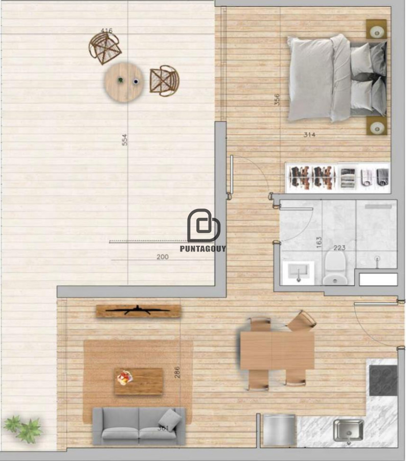 Apartamento ID.1780 - Venta en pozo , Mansa Tower 