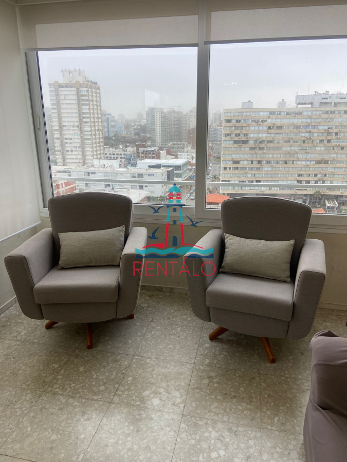 Apartamento ID.400 - Alquiler anual en Punta del este 2 dormitorios 