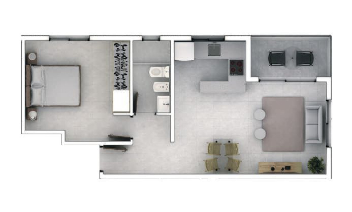 Apartamento ID.1832/ - Volta 2. Uno y dos dormitorios