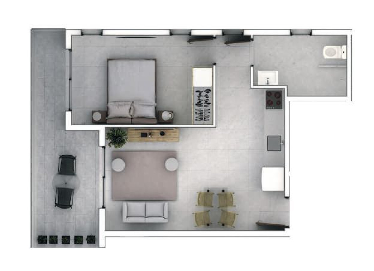 Apartamento ID.1832/ - Volta 2. Uno y dos dormitorios