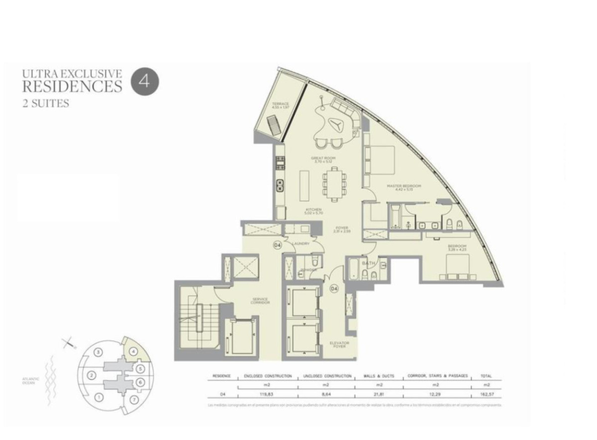 Apartamento ID.1569 - Trump Tower PDE 2 suites