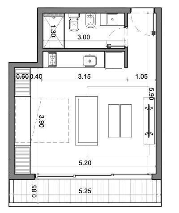 Apartamento ID.2071/ - Amansa. Primera fila en Pinares