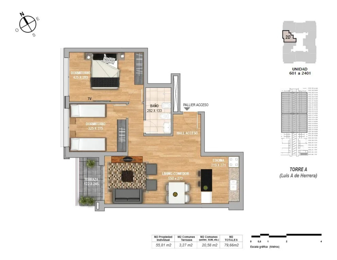 Apartamento ID.2126/ - Apartamento en Brazo Oriental con excelente orientación