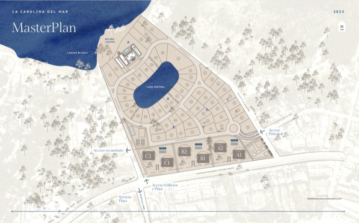 Terreno ID.1265 - Lote en Barrio Privado La Carolina del Mar en Manantiales 