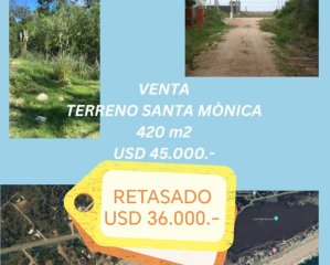 OPORTUNIDAD-VENTA- TERRENO en SANTA MONICA