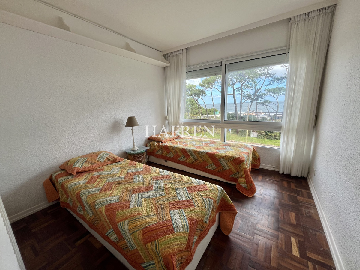 Apartamento ID.86 - Alquiler Anual. apartamento frente al mar, Mansa, Punta del Este