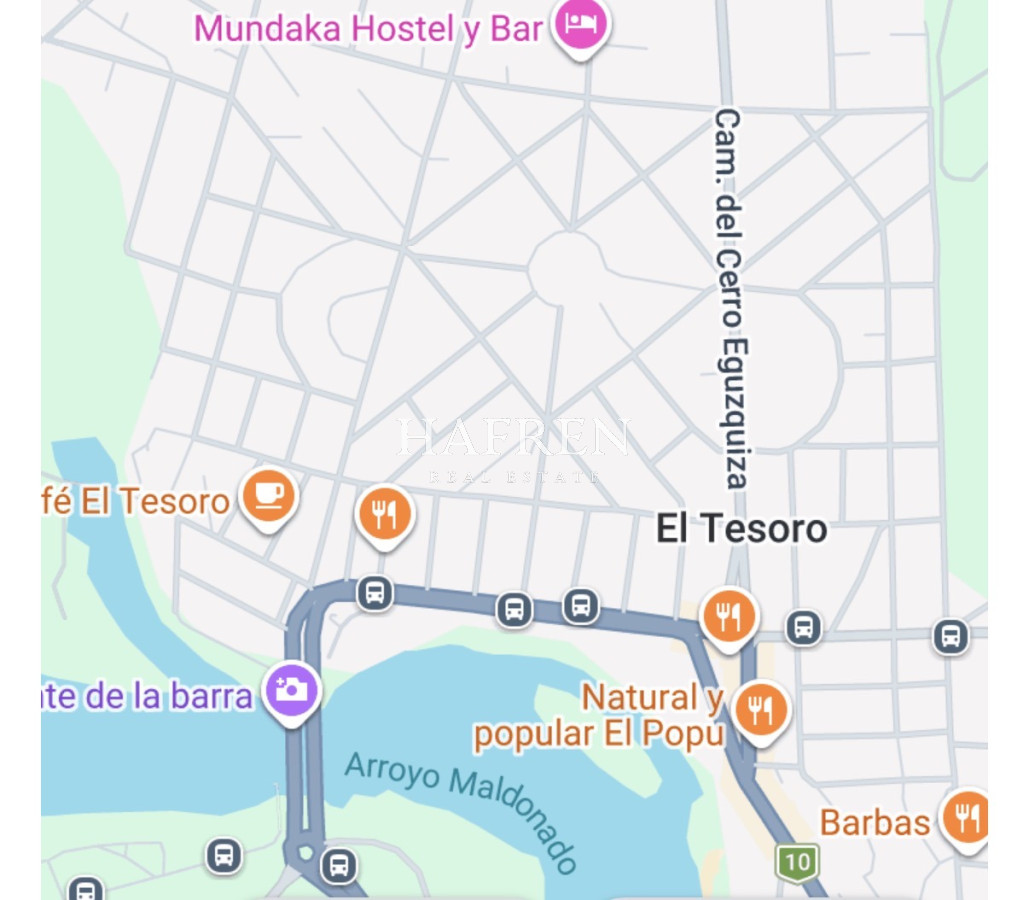 Terreno ID.412 - Oportunidad! Venta de terrenos con edificacion en El Tesoro, cerca del puente de La Barra