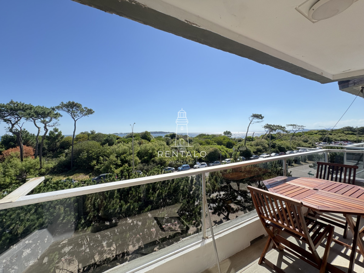 Apartamento ID.874 - Apartamento en alquiler invernal 1 dormitorio y medio playa mansa primera linea 