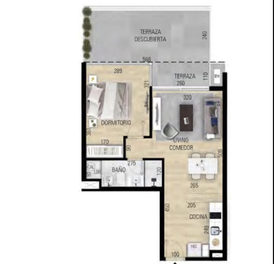 Apartamento ID.21095563 - En veta 1 dormitorio en More Altius II