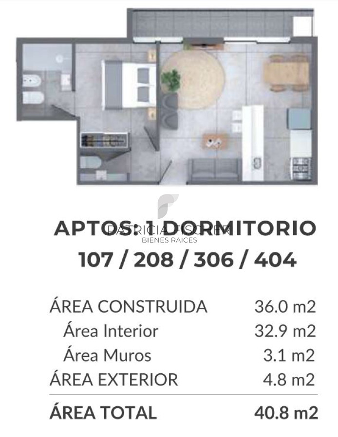 Apartamento ID.65 - Vivi en Punta Carretas - Venta Ap.Punta Carretas 1D Suite y toilette Terraza Amenities 600m de rambla ULTIMAS UNIDADES
