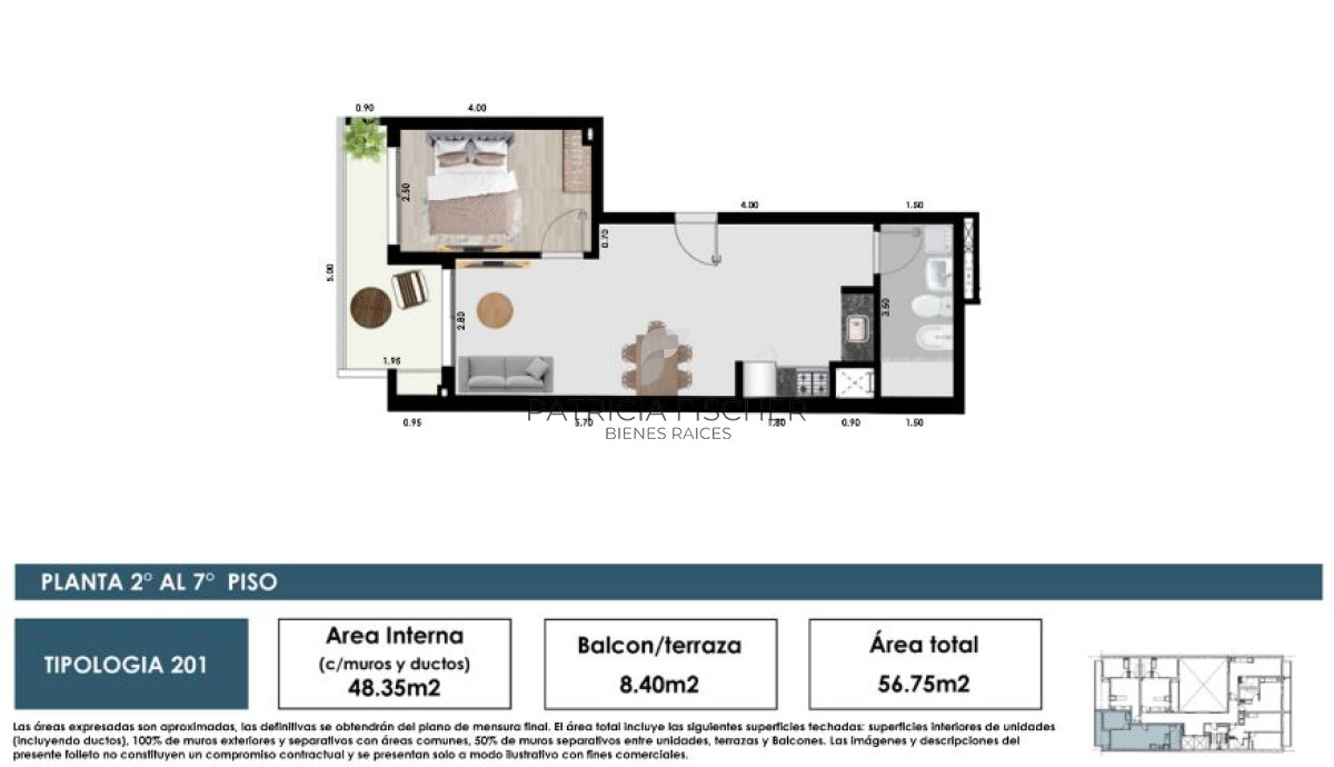 Apartamento ID.70 - La mejor ubicacion - Venta Ap. Cordón 1D Terraza 8m2 Piso alto Amenities Ley VIS