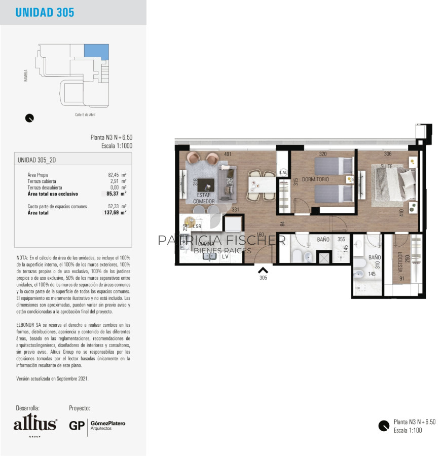 Apartamento ID.58 - Carrasco frente al mar - Venta Ap.Carrasco 2D Suite Terraza Garage Amenities frente al mar
