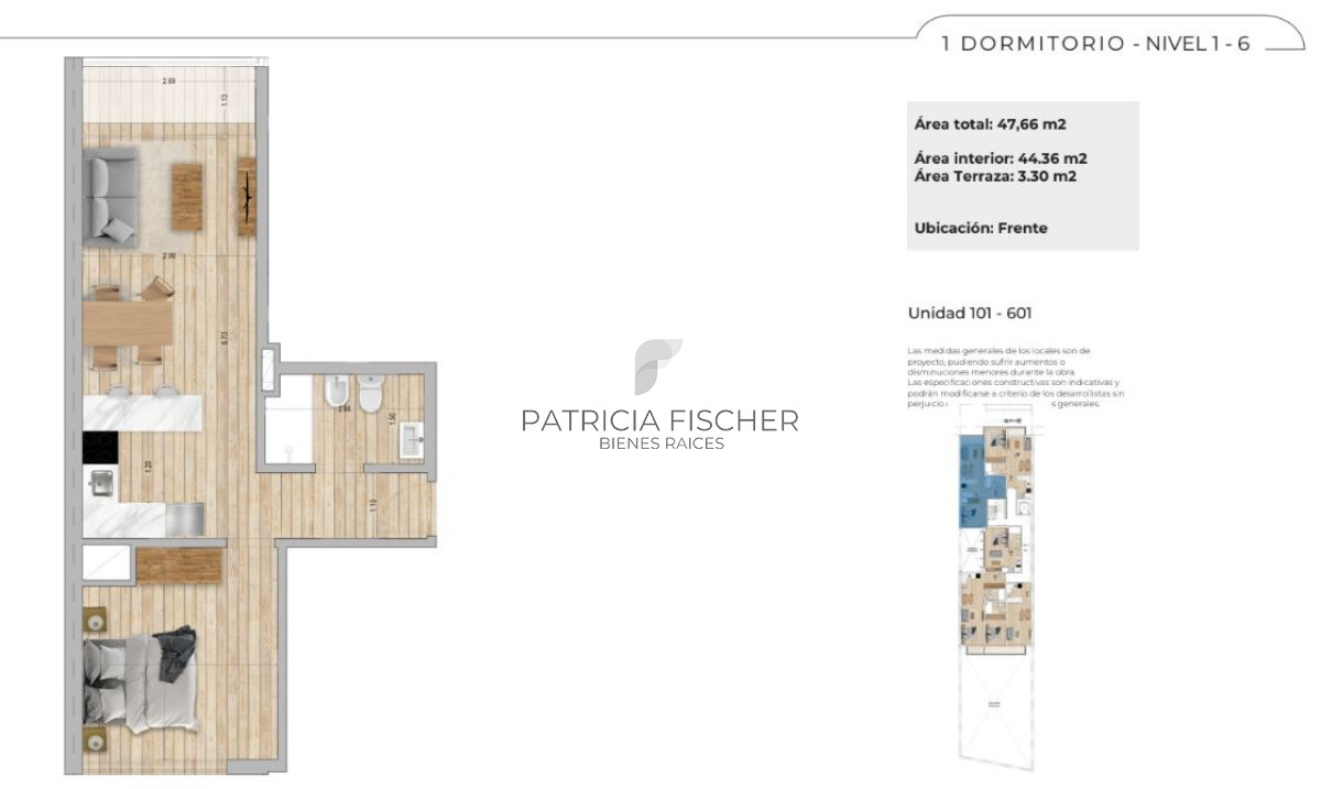 Apartamento ID.144 - Vivi P.Carretas Venta Ap.P.Carretas 1D 1B Terraza Amenities 